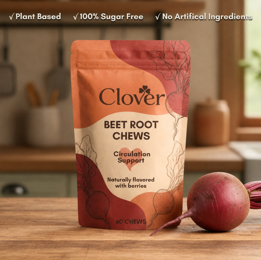 Clover Beet Root Chews | Support Circulation Without The Hassle